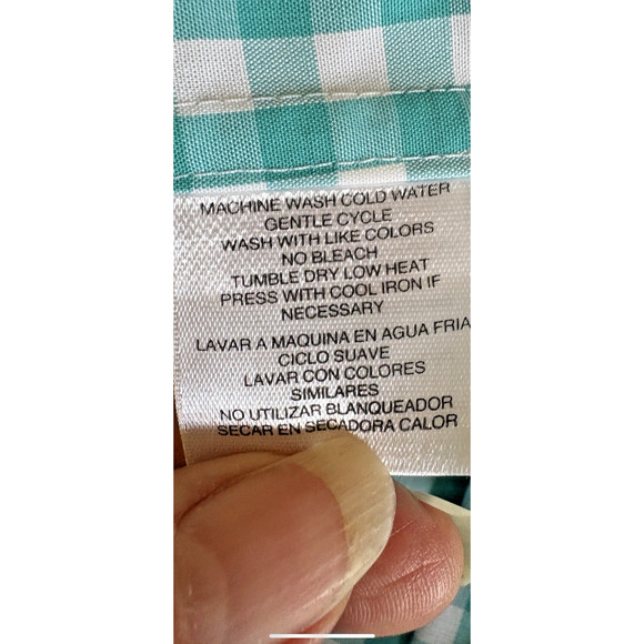 Jones New York Signature Women's Size-Large, green Print Long Sleeve - Picture 7 of 15